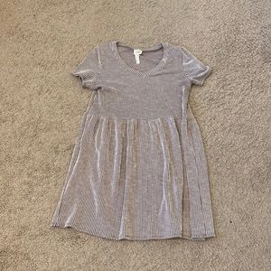 Striped mini dress